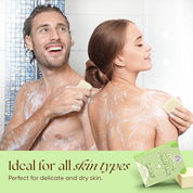 Minty Beef Tallow Soap Twin Pack – Natural Peppermint Spearmint 4.5 oz