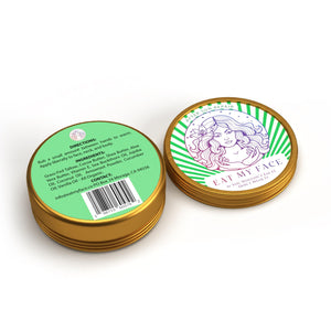 beef tallow after sun balm with aloe and cucumber tin balm, soothing post-sun repair moisturizer with aloe and cucumber