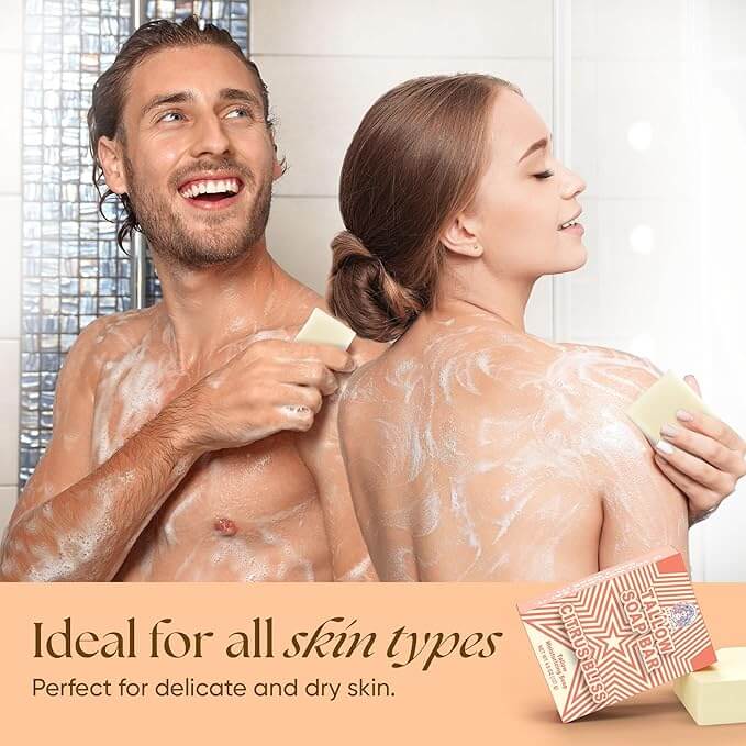 Bergamot Orange Beef Tallow Soap Twin Pack twin pack citrus tallow soap bars for all skin types, creamy lather with orange and bergamot