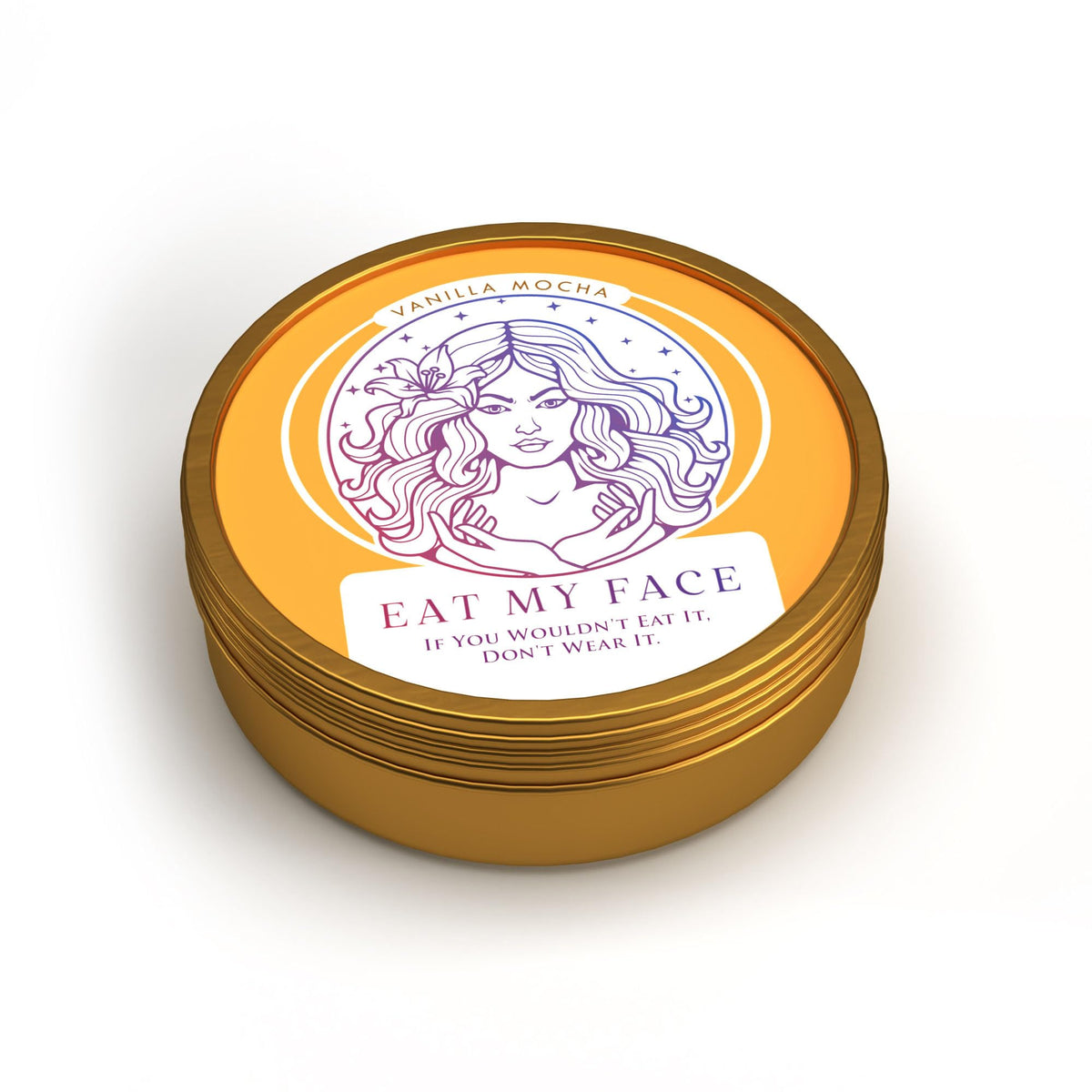 beef tallow moisturizer vanilla Vanilla Mocha scent tin, grass-fed tallow deep hydration balm for face and hands