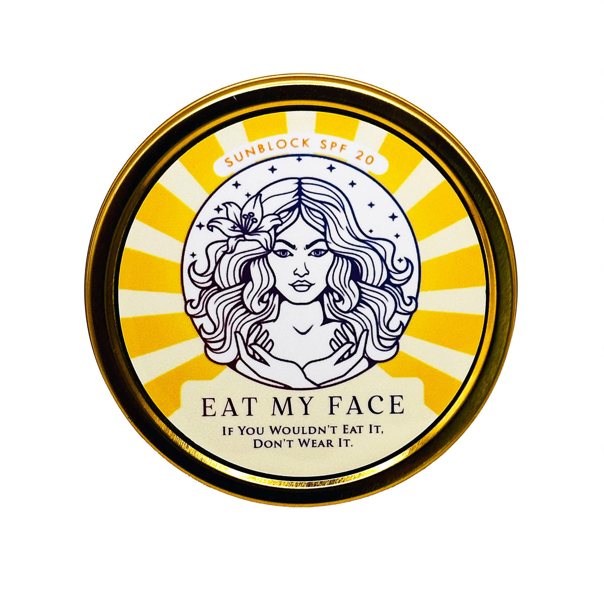 beef tallow sunscreen SPF 30 reef safe non-nano zinc oxide mineral sunscreen tin lid