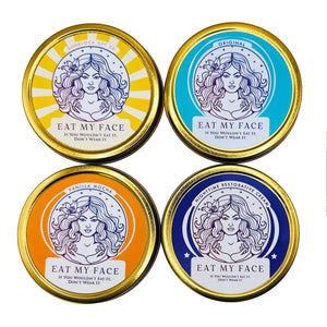 Beef Tallow Sunscreen SPF 30 - Reef Safe Eat My Face tins with non-nano zinc oxide reef-safe natural skincare