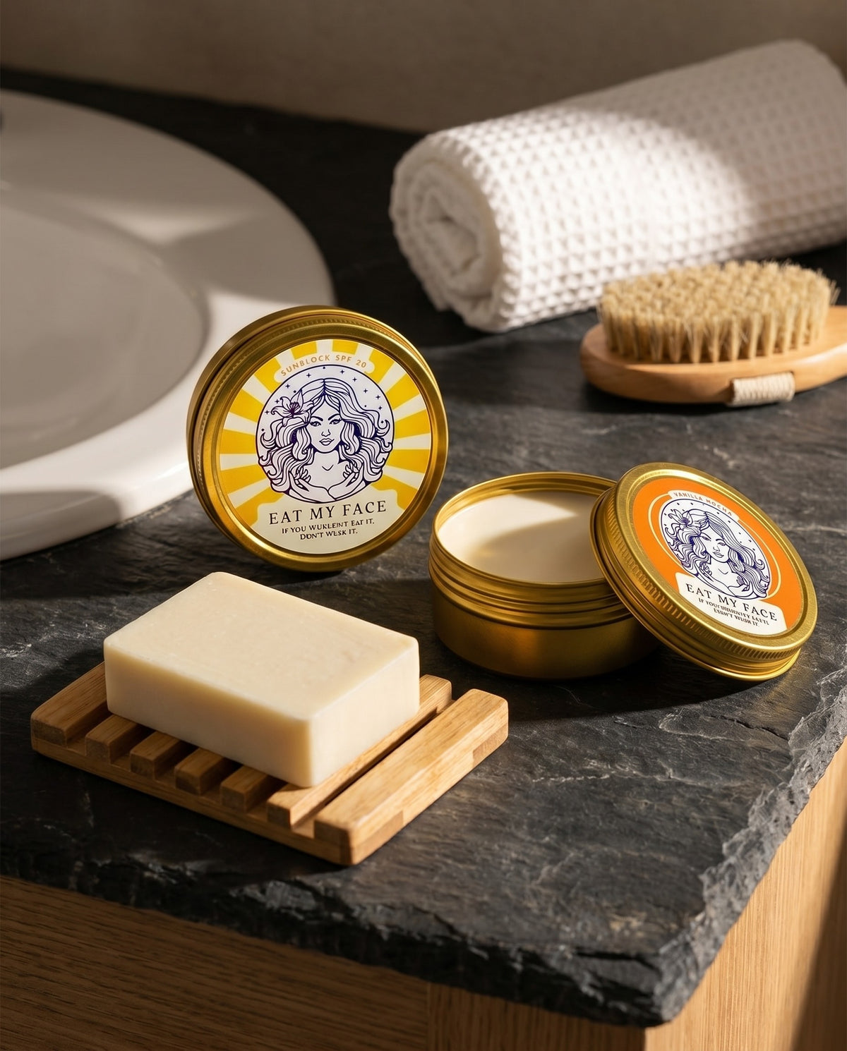 Dad Kit Father's Day tallow set - bathroom lifestyle