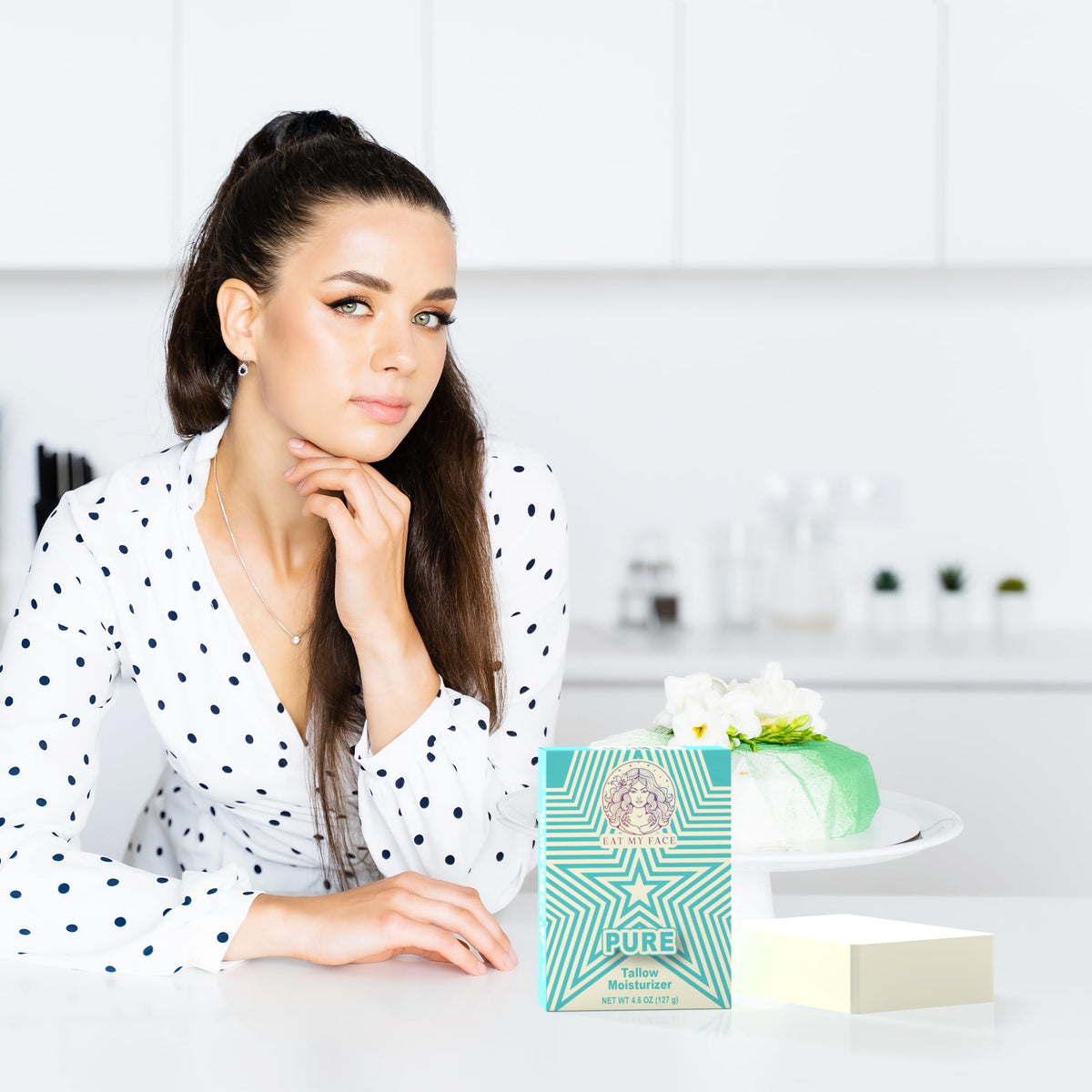 unscented tallow soap bar fragrance-free gentle cleansing bar for sensitive skin, minimalist grass-fed beef tallow soap